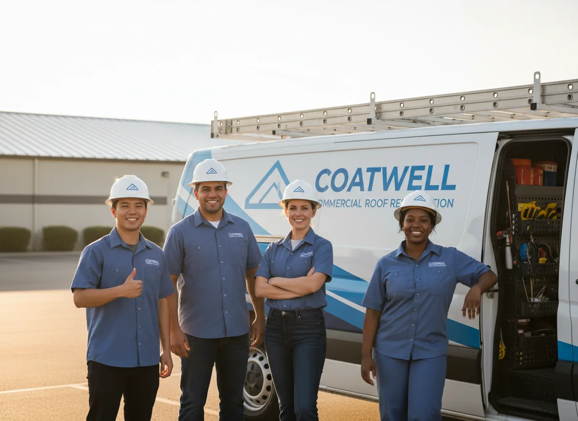 Commercial roof coating company in Talmo, GA