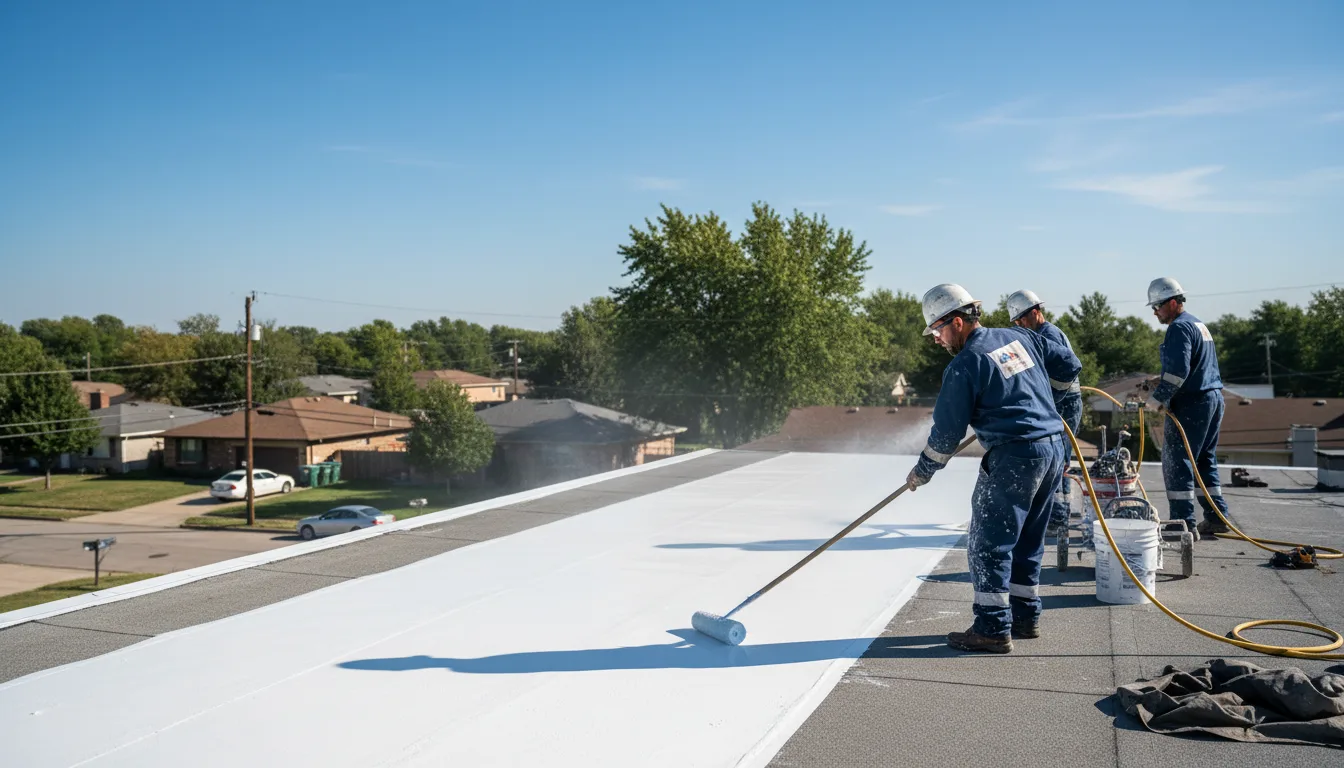 Commercial roof coating in Talmo, GA near me